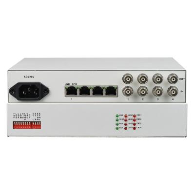 China 4E1-1FE E1 TELECOM Interface Converter to Ethernet Converter for sale