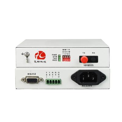 China Outdoor RS232/422/485 Fiber Modem Serial (Desktop Type) Over Fiber Converter for sale