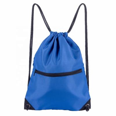 China HOLYLUCK Waterproof Men and Women Sport Gym Bag Drawstring Bag Blue Backpack for sale