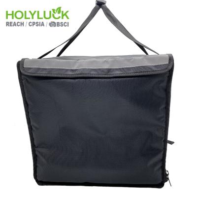 China Waterproof Bike Carrier Food Delivery Bag Pizza Cafe Aluminum Heated Thermal In Cooler Bags Leak Proof Insulated Food Delivery Backpack for sale