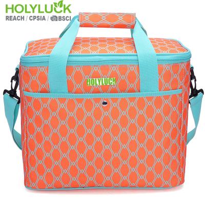 China Large Waterproof Folding Keeping Fresh Cooler Bag Lunch Bag For Food Fruit Seafood Steak Insulation Bag Heat Insulation Ice Pack for sale