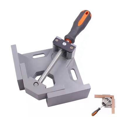 China Carpentry Clamping Tool Aluminum Alloy Body Woodworking Frame Right Angle 90 Degree Corner Vice Clamps for sale