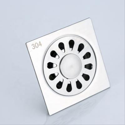 China Modern Bathroom Shower Concealed Anti-Odor Ideal 304 Stainless Steel Square Floor Drain for sale