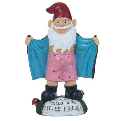 China Easy Installment Garden Gnome Statue - Funny Resin Dwarf Figurine, Outdoor Naughty Gnomes Sculpt Decorations Patio Yard Lawn Porch Ornament for sale