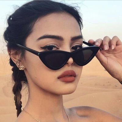 China Fashion Sunglasses 2022 New Fashion Vintage Women's Triangular Sun Glasses Cat Eye Sunglasses Retro Eyewear Shades De Sol UV400 for sale