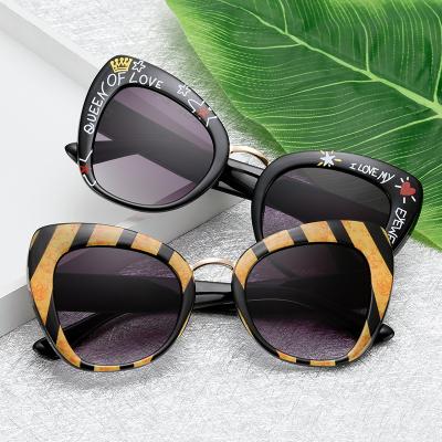 China Fashion sunglasses wholesale luxury fashionable cat eye sunglasses women sunglasses tide sunglasses for sale