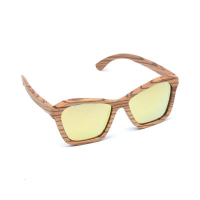 China Sports sunglasses 2021 hot sale wholesale logo sunglasses custom made natural bamboo wood material sunglasses for sale