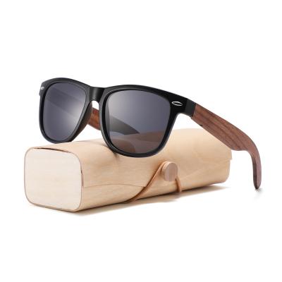 China Fashion Sunglasses Shape New Multicolor Sunglasses Glass Bamboo Legs Polarized Sunglasses for sale