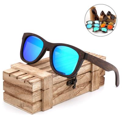 China Fashion Sunglasses New Bamboo Frame Brown Sunglasses Polarized Sunglasses Cycling Retro Sunglasses for sale