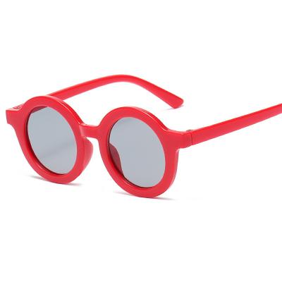 China Fashion Sunglasses 2021 Retro Children Summer UV Protection Sun Glasses Round Frame Children Sunglasses for sale