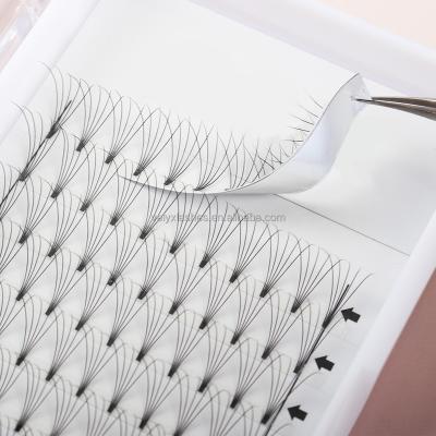 China High Quality Pre Made Fans Lash Fans Eyelashes Short Stem Premade Velyx Natural Soft Wholesale Volume Eyelash Extension Pointed Base for sale