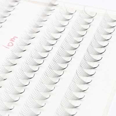 China Velyx Natural Soft Free Samples Bloom Lash Pre Fanned Volume Paper Bulk Eyelash Premade Tapered Eyelash Extension Glitered Lashes for sale