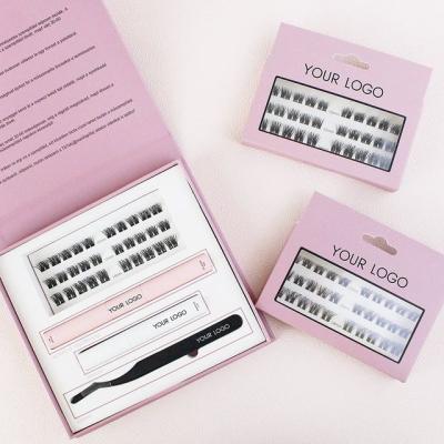 China Diy Group Segment Natural Soft Eyelash Extension Kits for sale