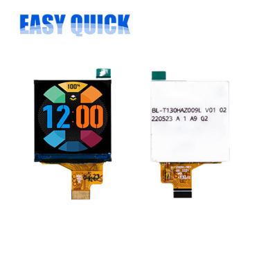 China 1.3 1.69 Inch High Resolution 480x480 240x280 SPI RGB Square TFT LCD Screen Brightness For Smart Watch 25.80*28.40 Full View for sale