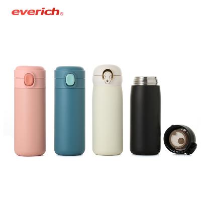 China 2021 disposable new arrive 304 stainless steel insulated water bottle with spring lids for sale