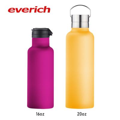 China Sustainable Narrow Mouth Vacuum Insulated Double Wall Tea Infuser Stainless Steel Sport Water Bottle 18/8 for sale