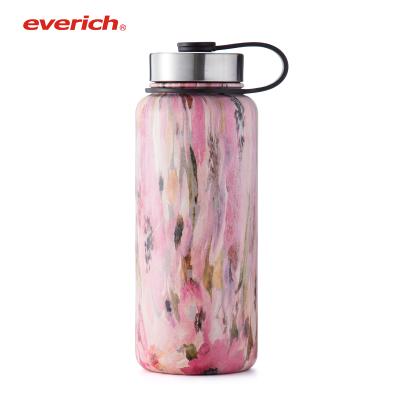 China Sustainable Wide Mouth Double Wall Vacuum Insulated Stainless Steel Water Bottle for sale