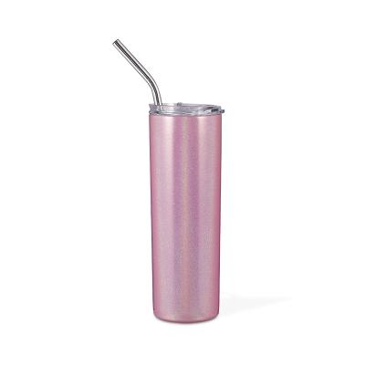 China 2021 Disposable New Arrive 500ml 304 Stainless Steel Tumblers With Straw for sale