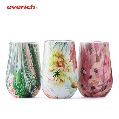 China Viable New Design Everich/Hotsale 12Oz Ball Stem Wine Glass Coffee Mugs Wholesale Travel Mugs for sale