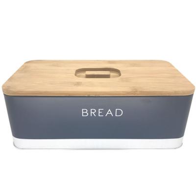 China OEM Factory Logo Sustainable Metal House Large Bread Box Storage for sale