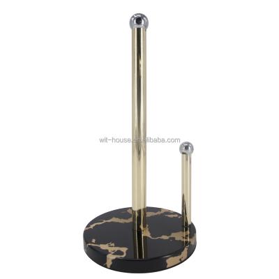 China Modern Marble New Design Gold Kitchen Paper Roll Holder for sale