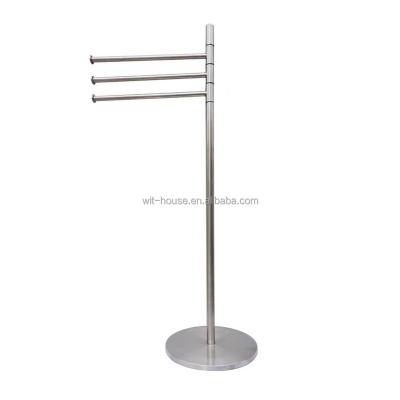 China Stocked Position Towel Bath Towel Storage Stainless Steel Bathroom Corner Towel Rack for sale