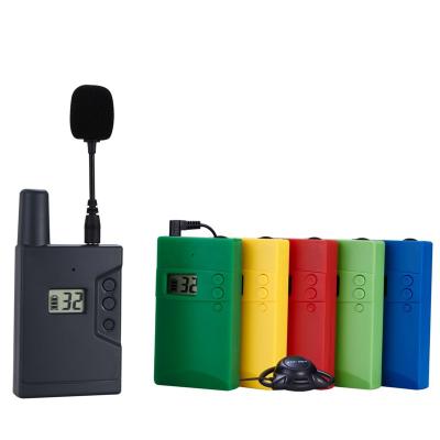 China WUS938 2 Whisper System Transmitter 30 Receiver Portable Wireless Tour Guide System Wireless Tour Guide Audio System 938U for sale