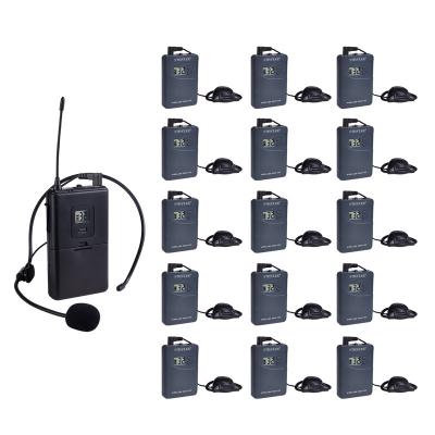 China System Wireless Voice Tour Guide Audio Transmission for Church Translation, Simultaneous Lecture, Haji, Tour Guide Teacher WUS800R for sale