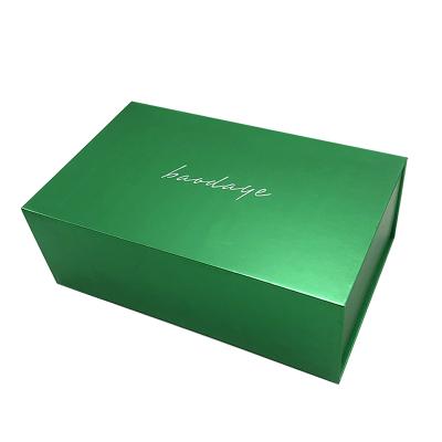 China Recycled Materials Wholesale Cardboard Printed Magnetic Closure Boxes Pack With Logo Custom Rigid Magnetic Gift Box For Clothes Dress Pants Boxes for sale