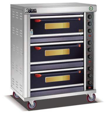 China Commercial Hotel Rusk Bakery Deck Oven , Small Stainless Steel Bread Baker Oven for sale