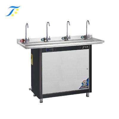 China Stainless Steel Connect Dispenser Hot And Normal Flavored Water RO System Machine for sale