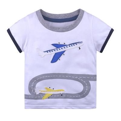 China Wholesale Breathable 100% Cotton Short Sleeve Baby Kids Clothes Sets Summer With Best Price T-shirt Kids T-shirt for sale