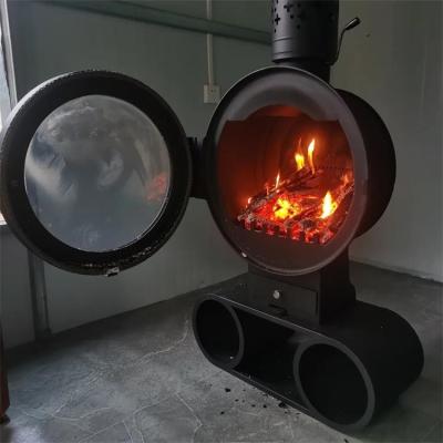 China chimenea de madera chimenea de interior chimenea chimenea suspendida chimenea de leña carbono en venta