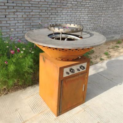 China Openlucht van de de BARBECUEgrill van het Keuken Rookloze Metaal van het het Staalgas van Corten de Barbecuegrill Te koop