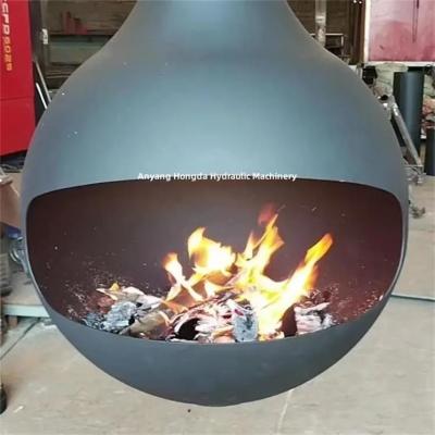 China 700mm Europe Decorative Wood Burning Stove Indoor Suspended Fireplace for sale