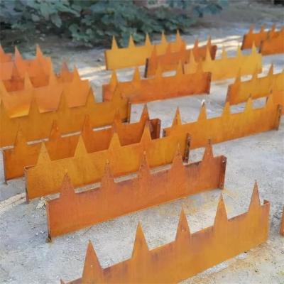 China Corten Steel Garden Lawn Edge Garden Edging Border For Garden Fence Panels for sale