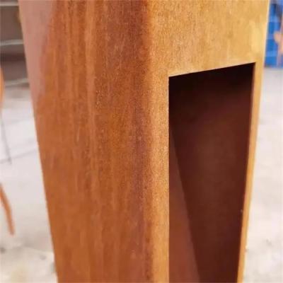 China Urban Decoration Led Lighting Boxes Corten Steel Rust for sale