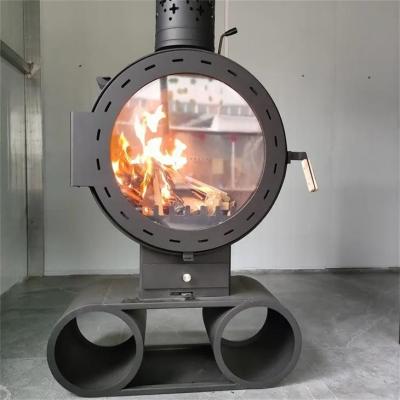 China stove wood burningcarbon steel wood fireplace indoor fireplace stove buming fireplace suspended for sale