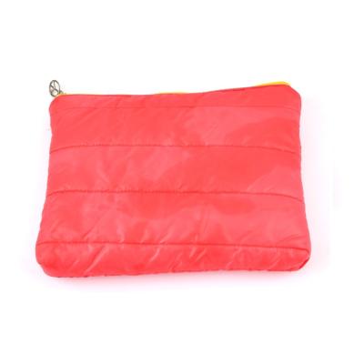 China Uweld gift printing large capacity school bag custom school bag satin promotional red pencil pouch pouch bag for sale