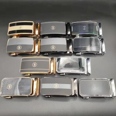 China Custom zinc alloy men's style business belt logo automatic leather belt buckle wholesale metal accessories for sale