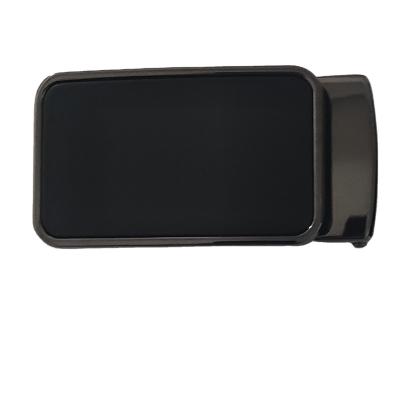 China Popular Color Shiny Belt Accessory Black Formal Metal Pin Two-Joint Buckle for sale