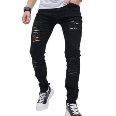 China Factory supply breathable jeans bulk cotton/cheap slim fit pants spandex jeans for men for sale