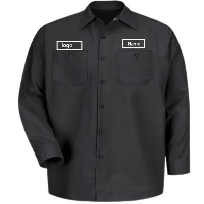 China Factory Supply Breathable Long Sleeve Work Shirt Work Shirts Construction Work Shirts For Men for sale