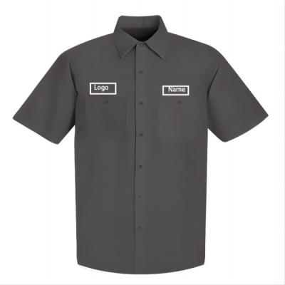 China Hot Sale Work Shirt Logo Work Shirts Breathable Construction Men Work Shirt for sale