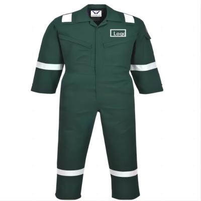 China Factory Supply NFPA 2112 Flame Retardant Welder FRC FRC Industrial Flame Retardant Coverall For Men for sale