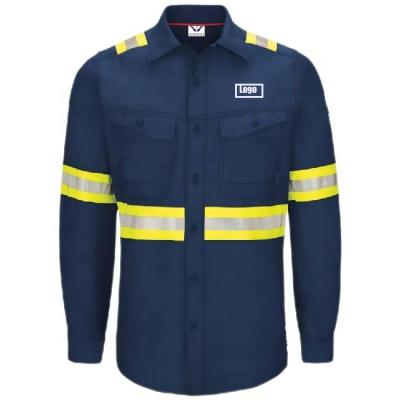 China Wholesale Breathable 100% Cotton Nfpa 2112 Safety Flame Retardant Flame Retardant Shirt Fire Resistant Shirts for sale