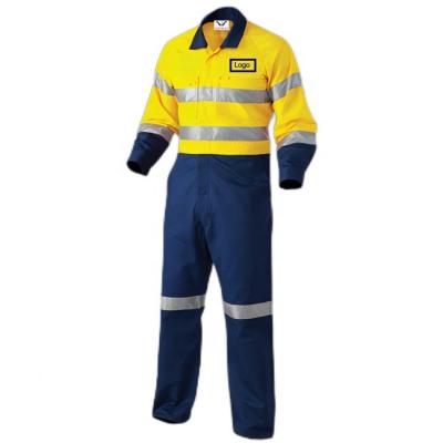 China Mining OEM ODM Supply Cotton High Visibility Boiler Suit Welding Welding Men for sale