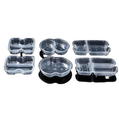 China Food Packaging Food Grade PP Cutlery Disposable Packaging Food Container Plastic Rice Bowl for sale