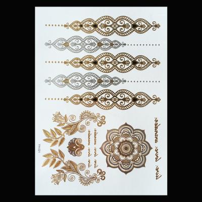 China Custom Temporary Metallic Temporary Tattoo Sticker Wholesale for sale