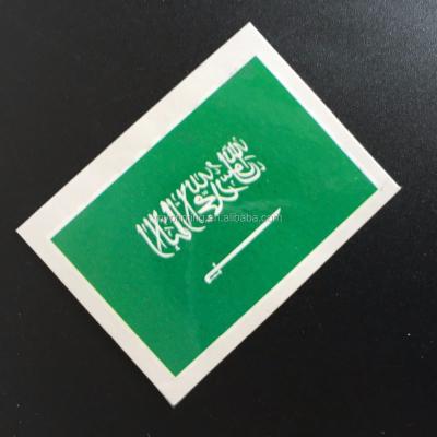 China Saudi Arabia Flag Temporary Body Tattoo UAE Flag Face Tattoo for sale